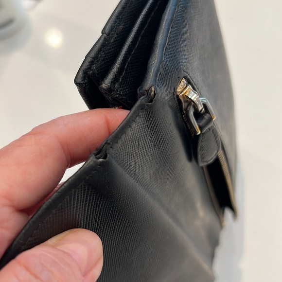 Prada Saffiano wallet - Black - Picture 15 of 16